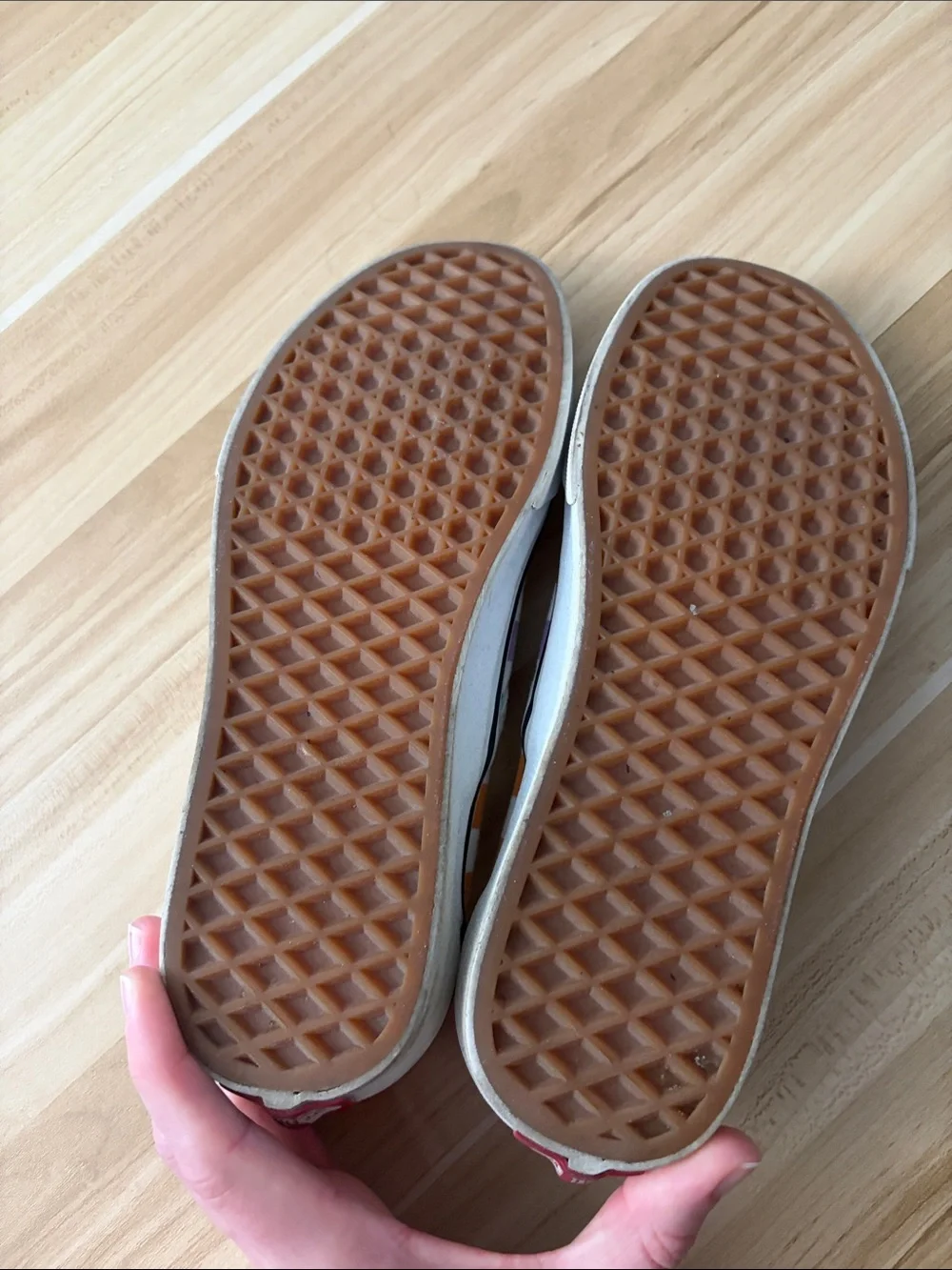 Vans colorful checkerboard